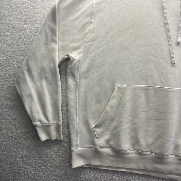 Nike Hoodie Adult Large White Sweatshirt Embroidered Logo Sportswear Active Gym - Picture 3 of 16